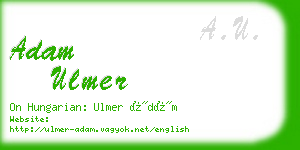 adam ulmer business card